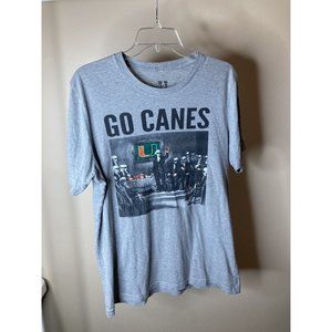 Universuty Of Miami Canes T-Shirt Size Large MyU
